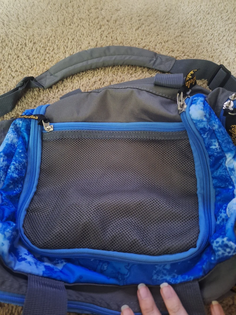 Like New Cabela's Blue Catch All Bag